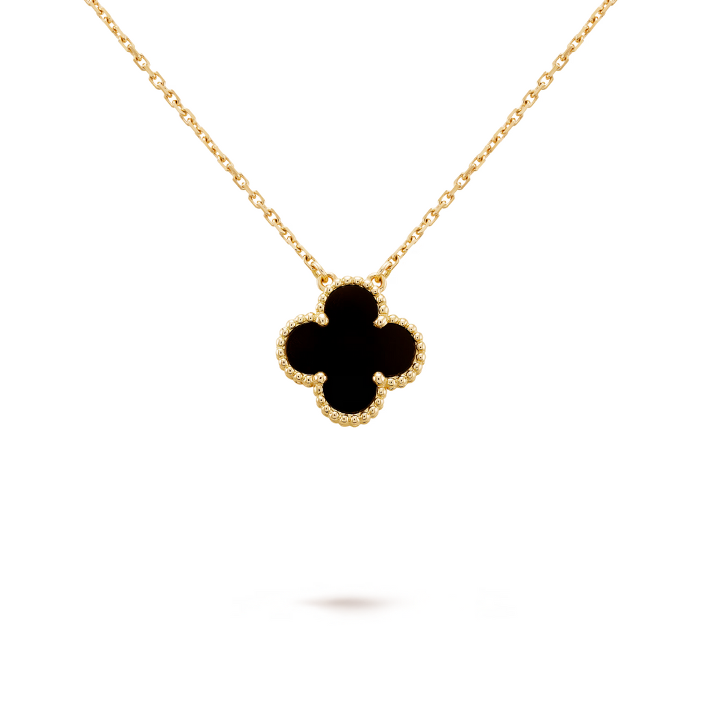 CLOVER | Halskette Schwarz