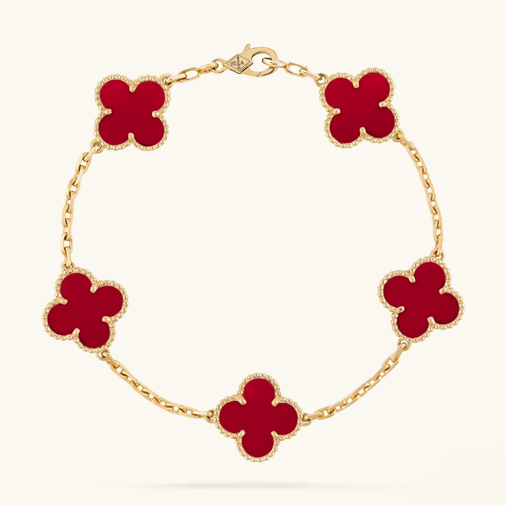 CLOVER | Armband Rot
