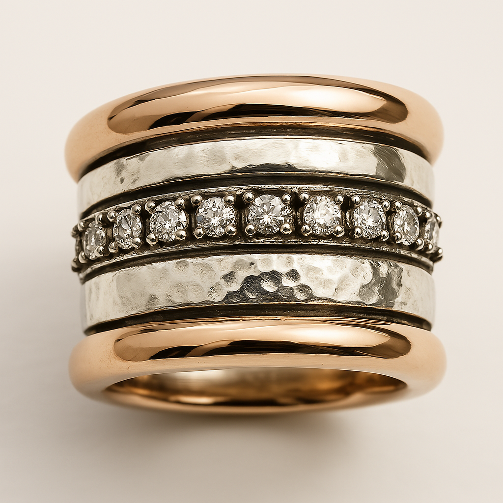 Vintage Schichtdicker Goldring
