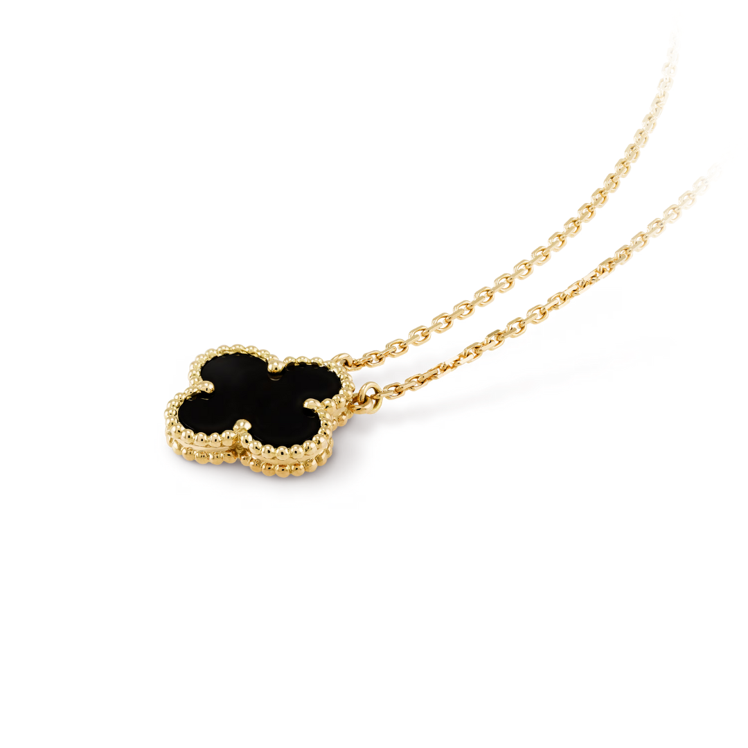 CLOVER | Halskette Schwarz