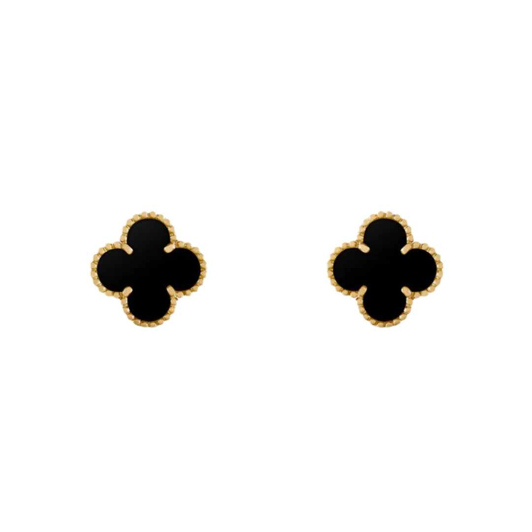 CLOVER | Ohrringe Schwarz