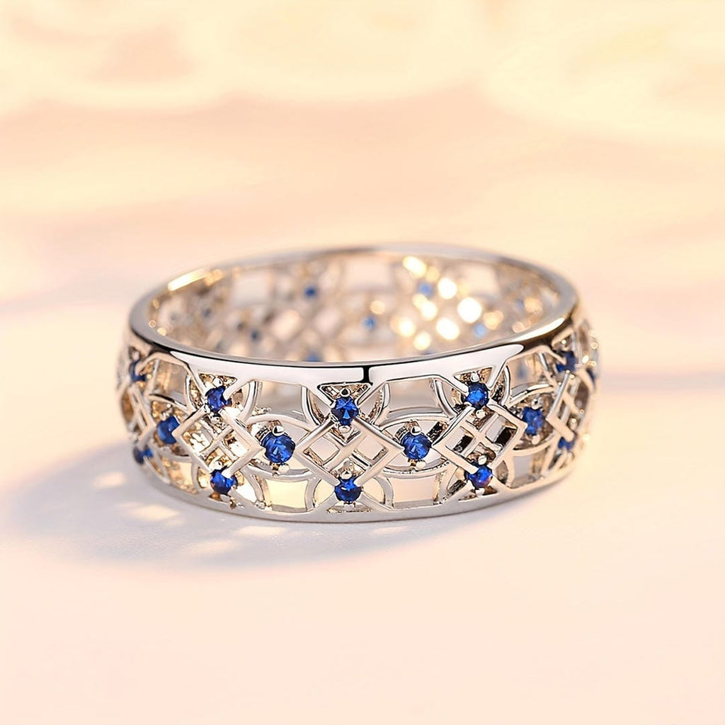 Saphir Filigran Traumring
