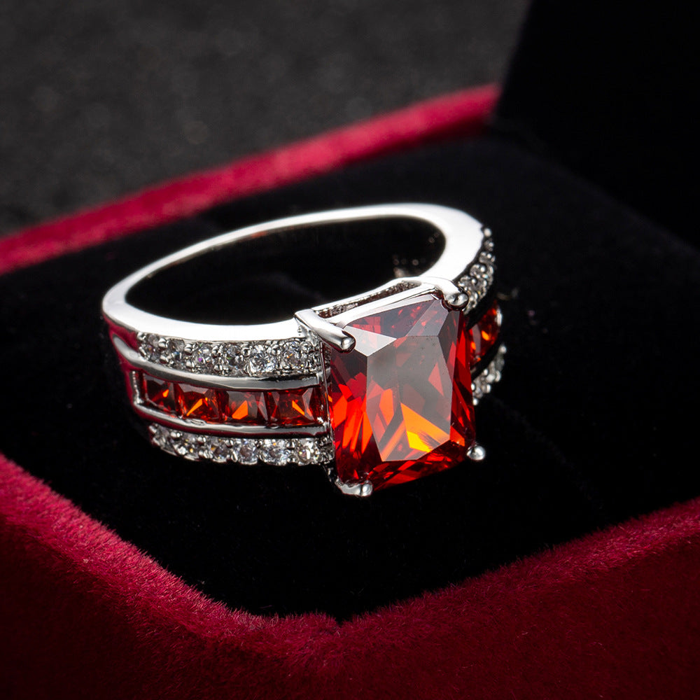 Kassira Redmont Weißgoldring