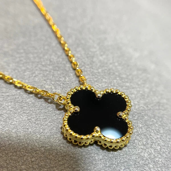 CLOVER | Halskette Schwarz