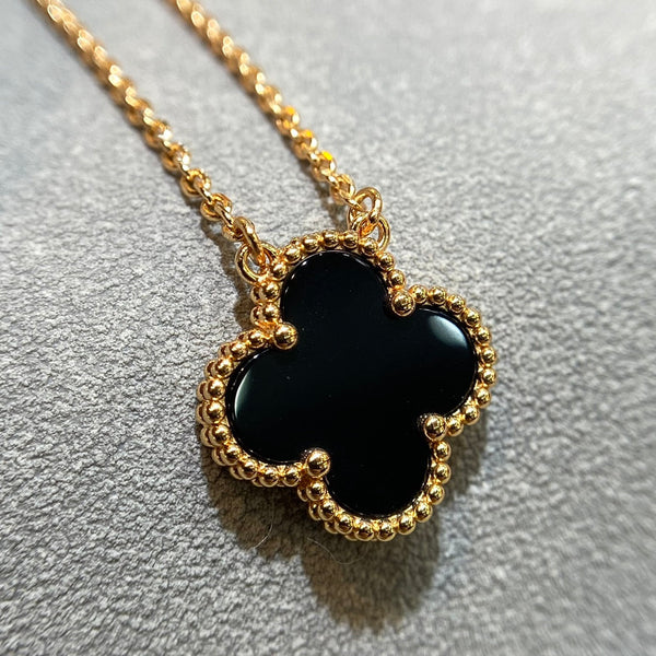 CLOVER | Halskette Schwarz