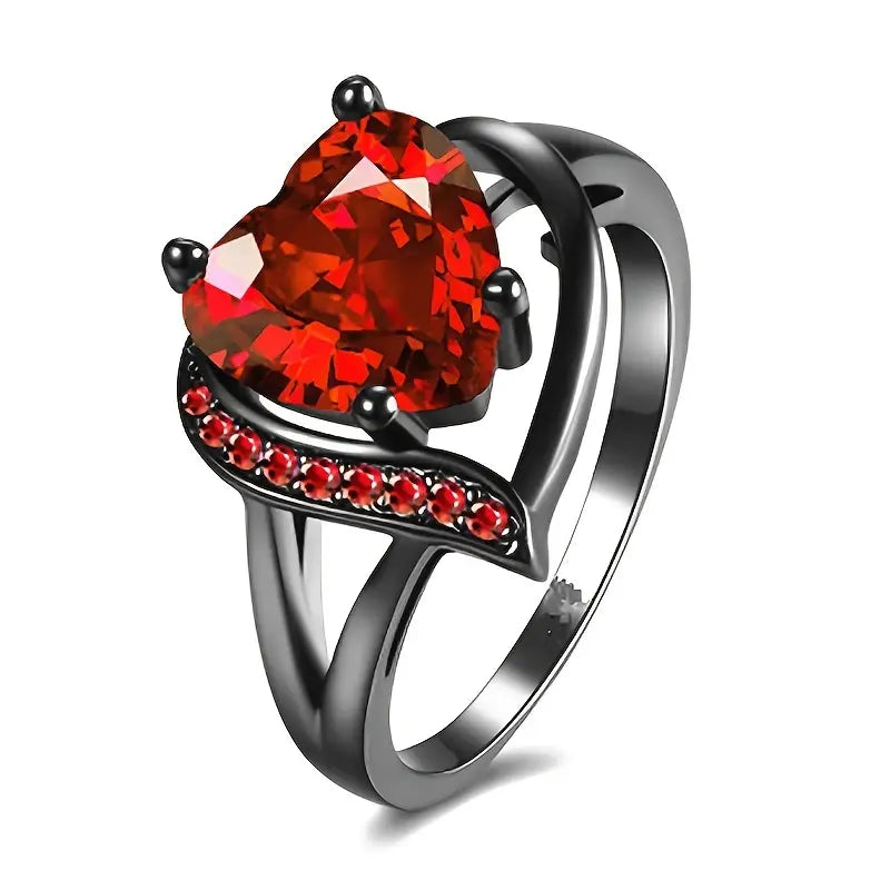 Calindra Rosethorne Ring in Schwarz