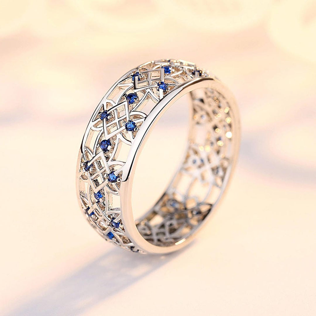 Saphir Filigran Traumring
