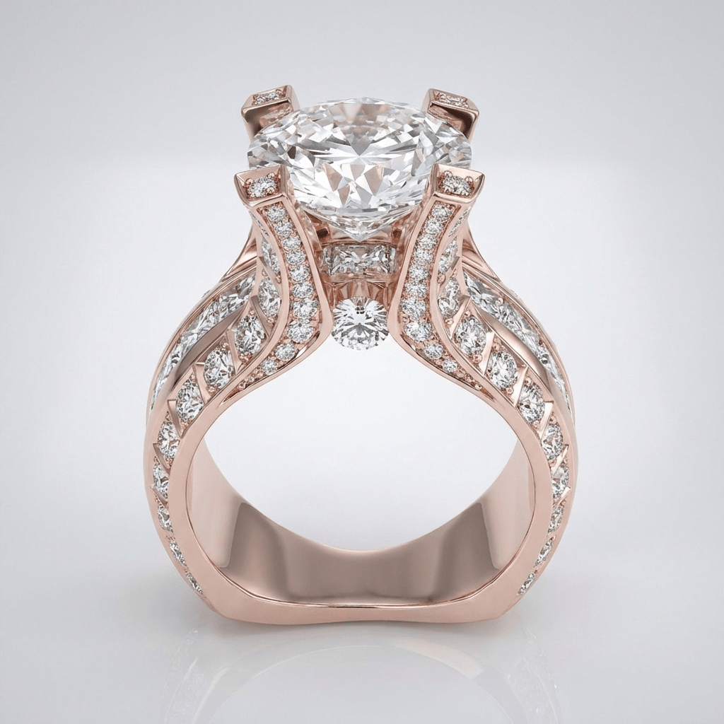 Zeitloser Zirkonia Glamour Ring