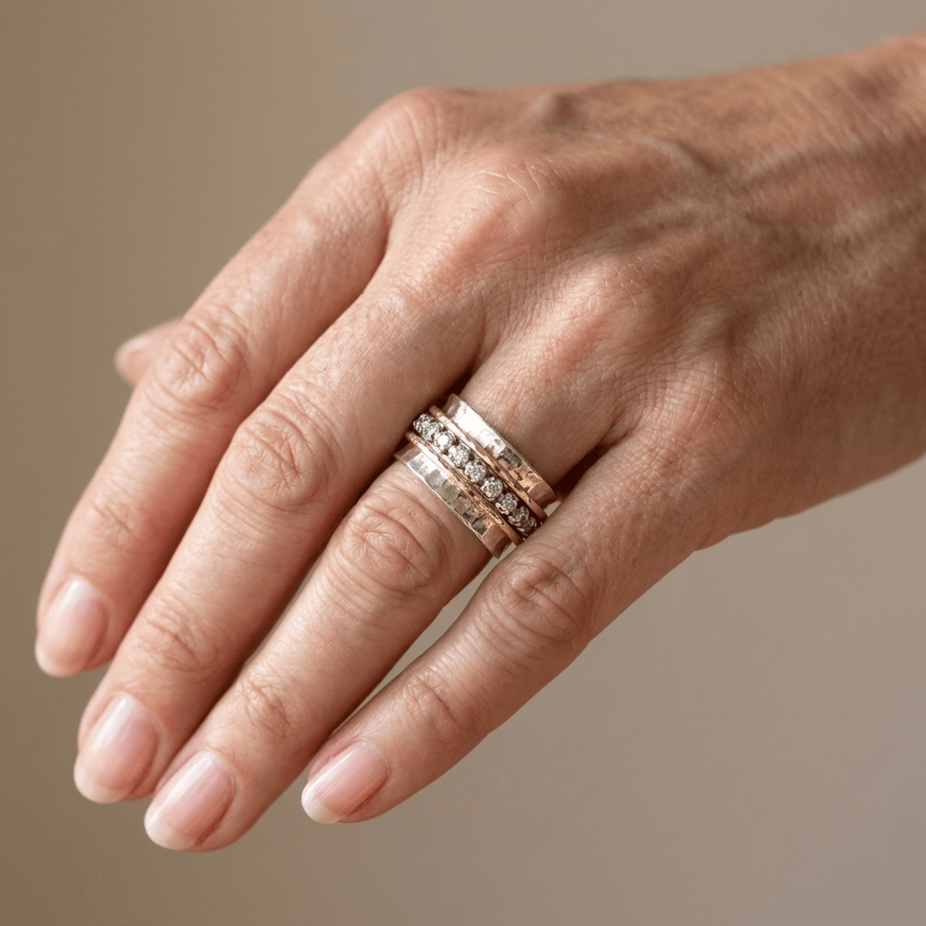 Zirkonia Serenity Spin Ring