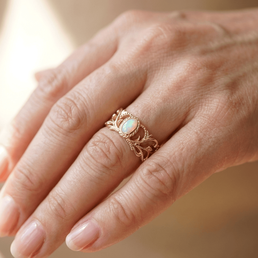 Opal Himmlische Flügelring