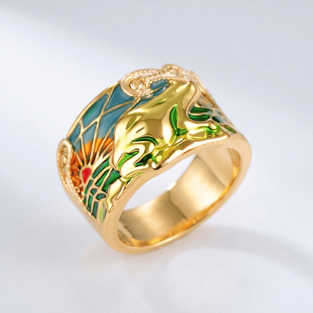 Zeitloser Ornate Eleganter Ring