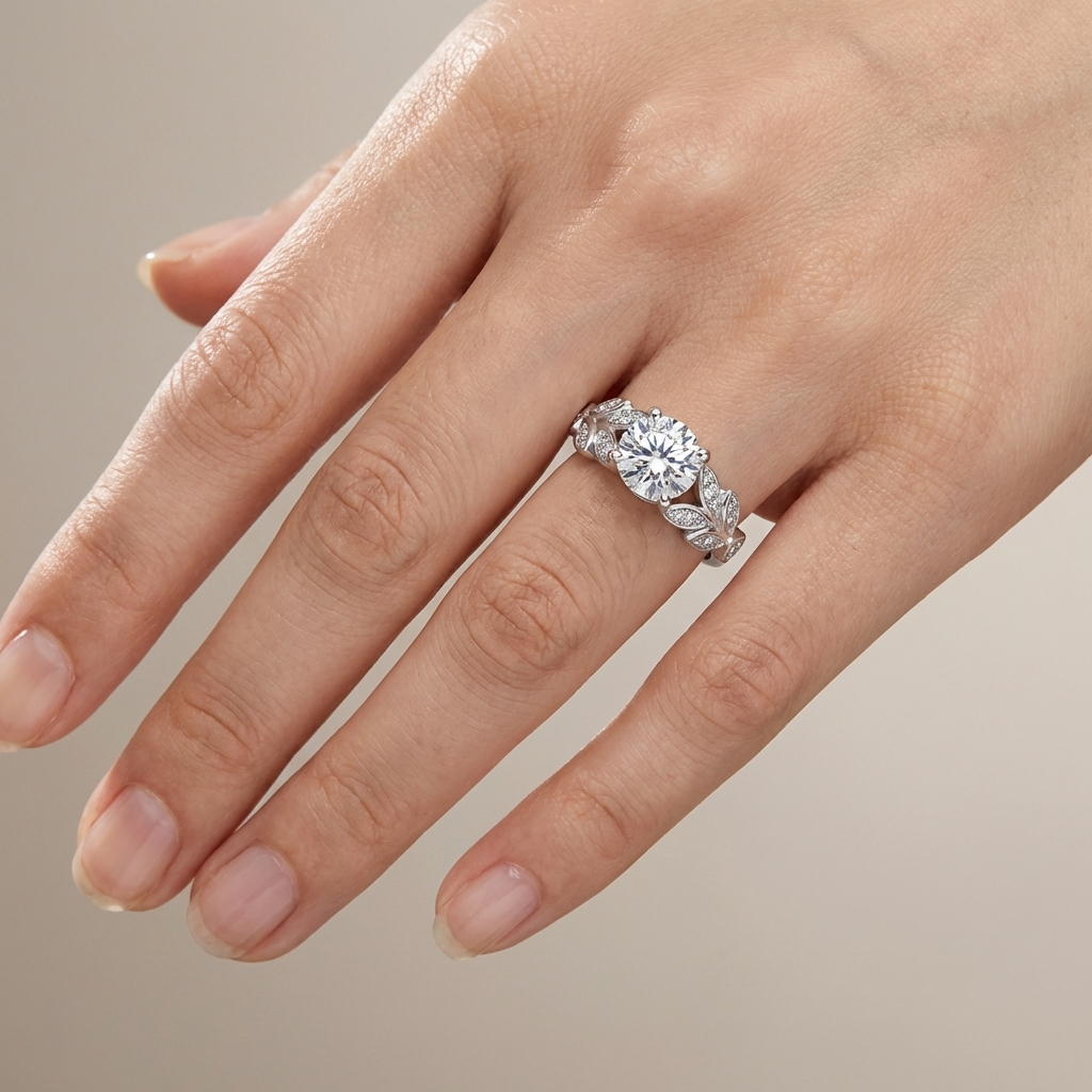 Zirkonia Inlay Whisper Ring