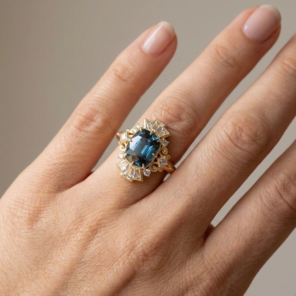 Goldene Kaiserin Vintage Ring