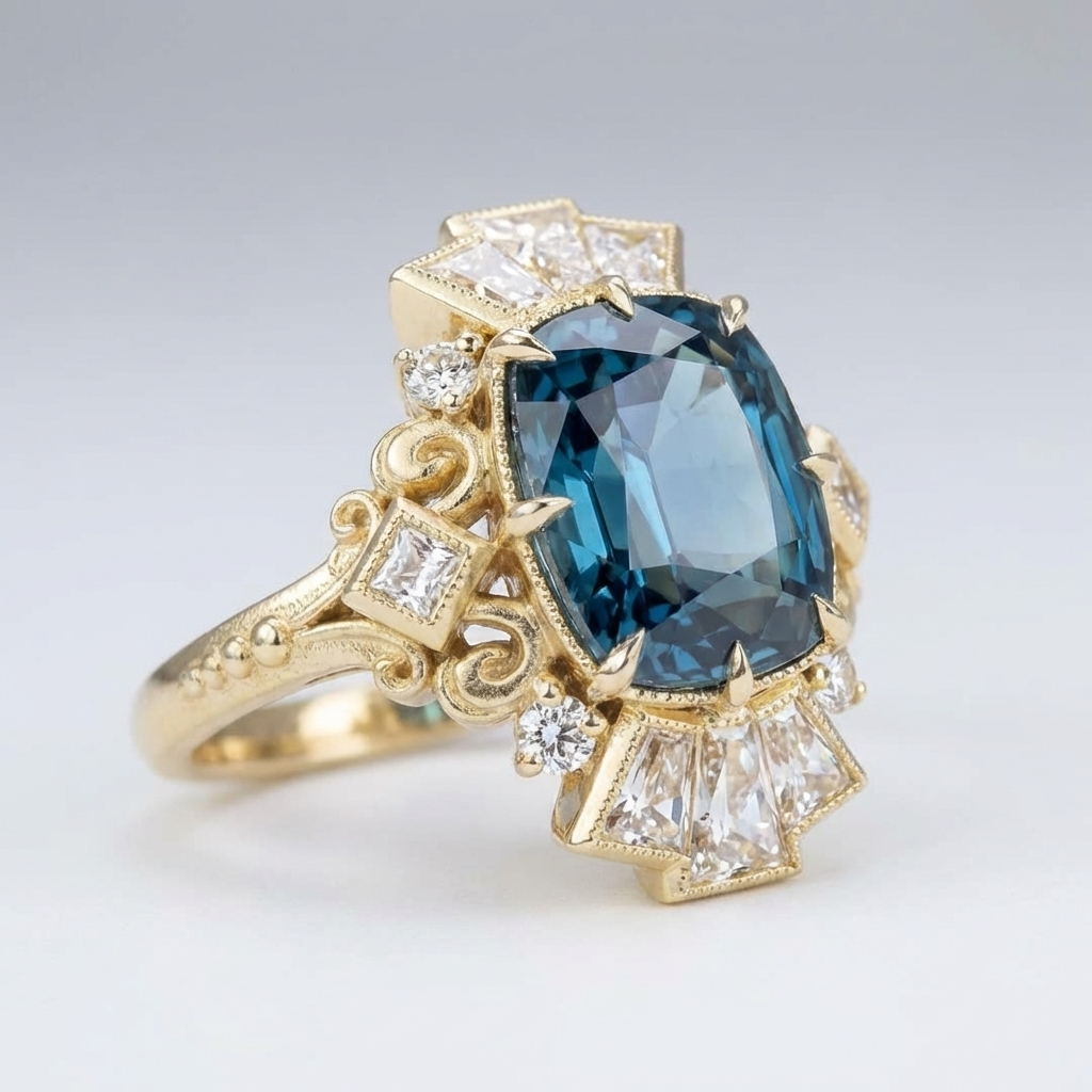 Goldene Kaiserin Vintage Ring