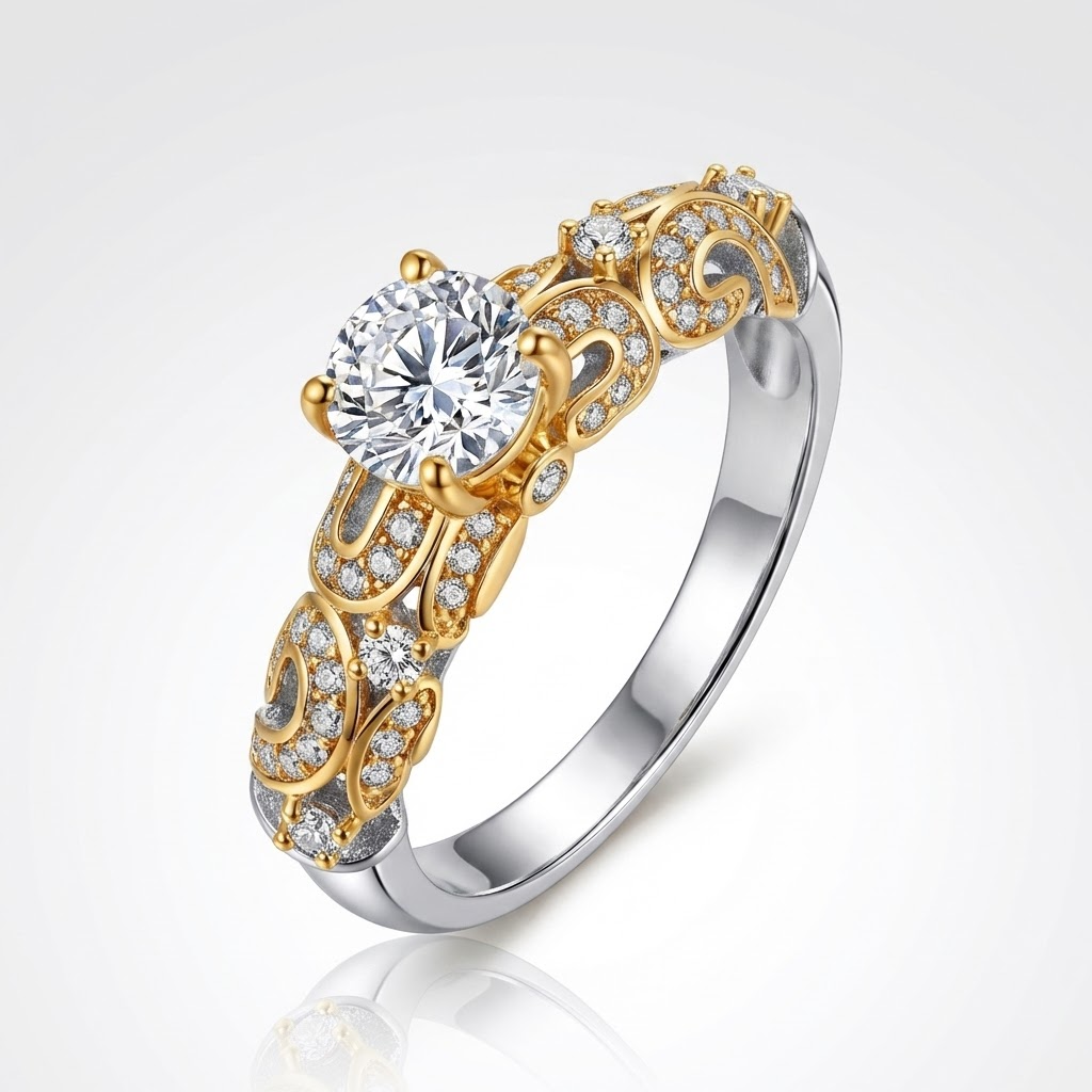 Goldkrone Einlege-Ring