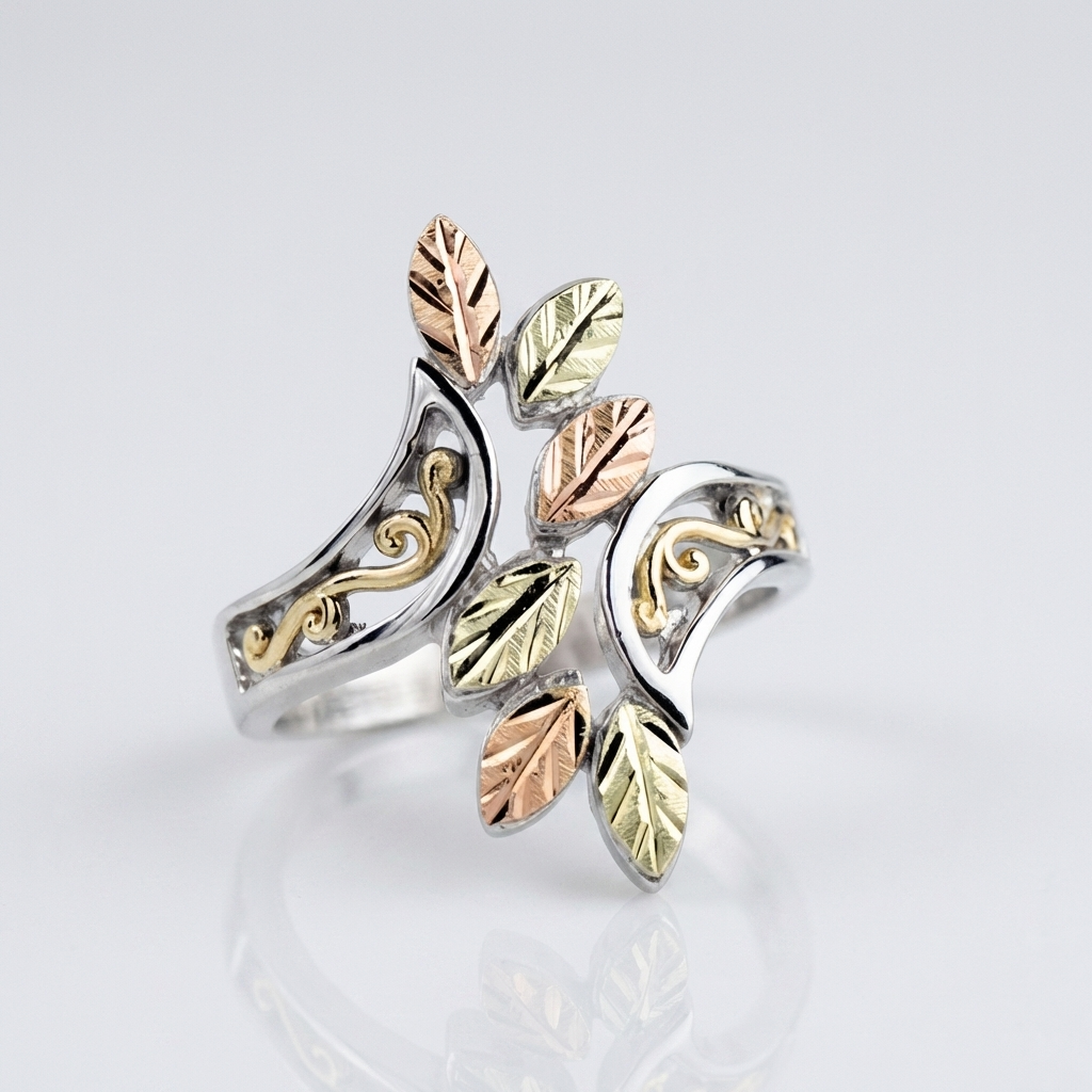 Herbstzweig Klassischer Ring