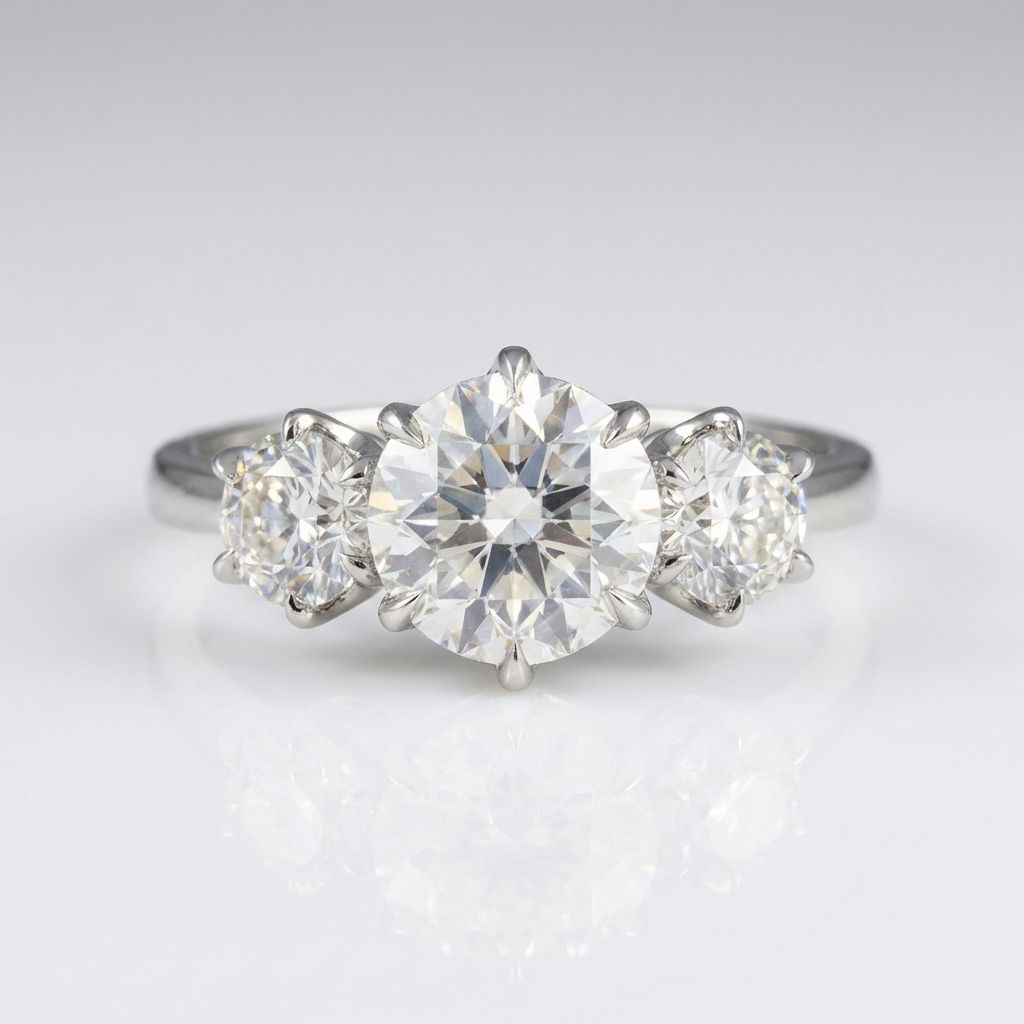 Trio Star Zirkonia Ring