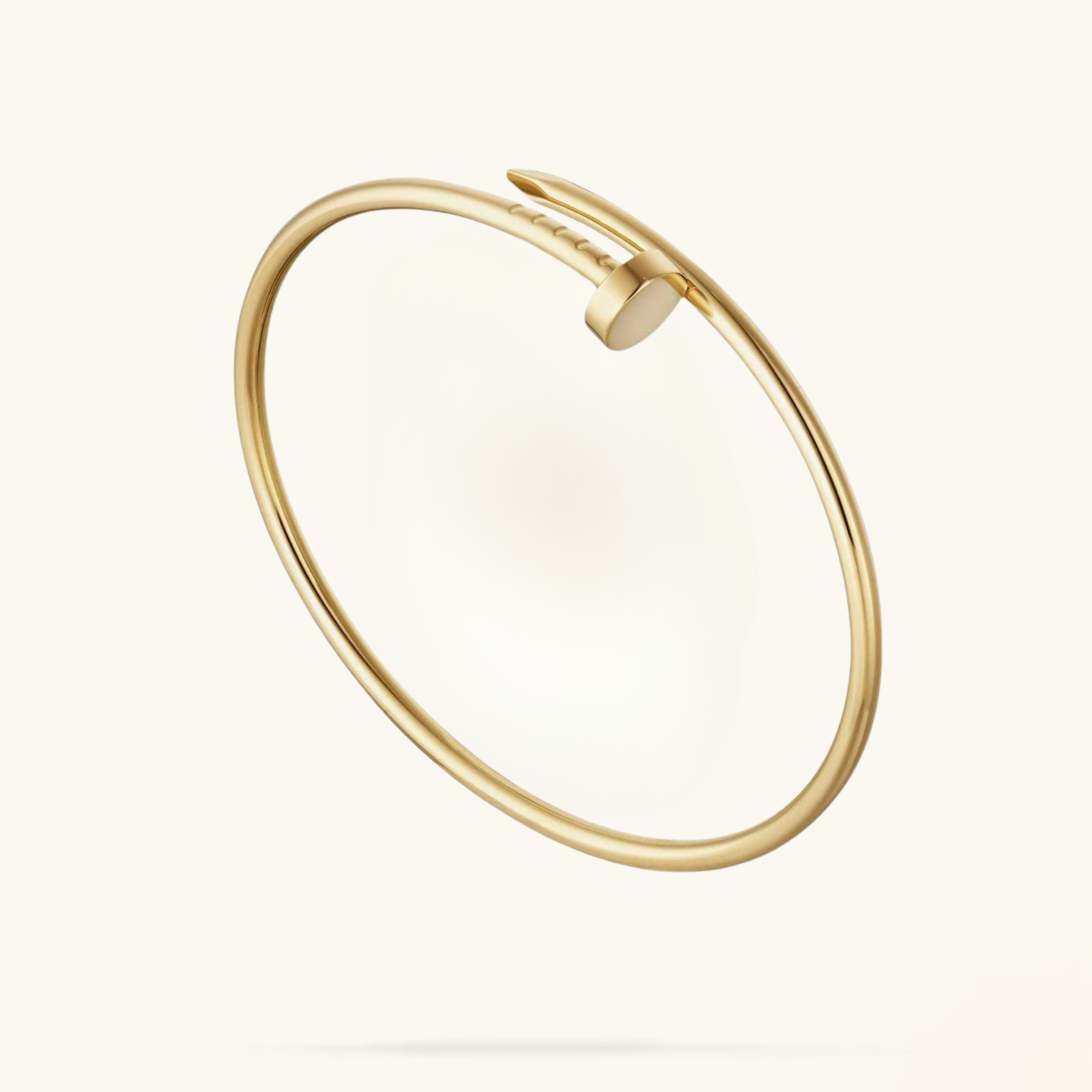 SPIKE | Armband Gold Schmal
