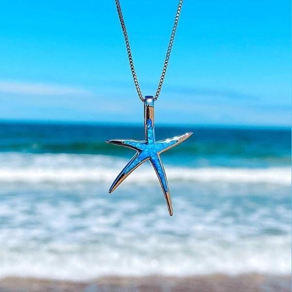Luxe Ocean Seestern Halskette