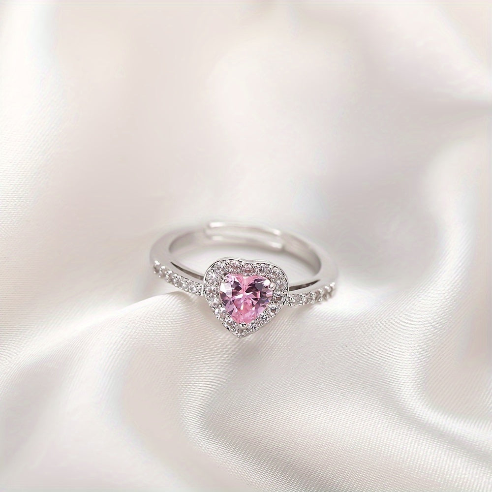 Rosekiss Pink Heart Ring