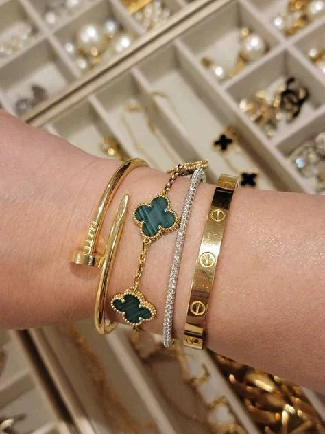 CLOVER | Armband Grün