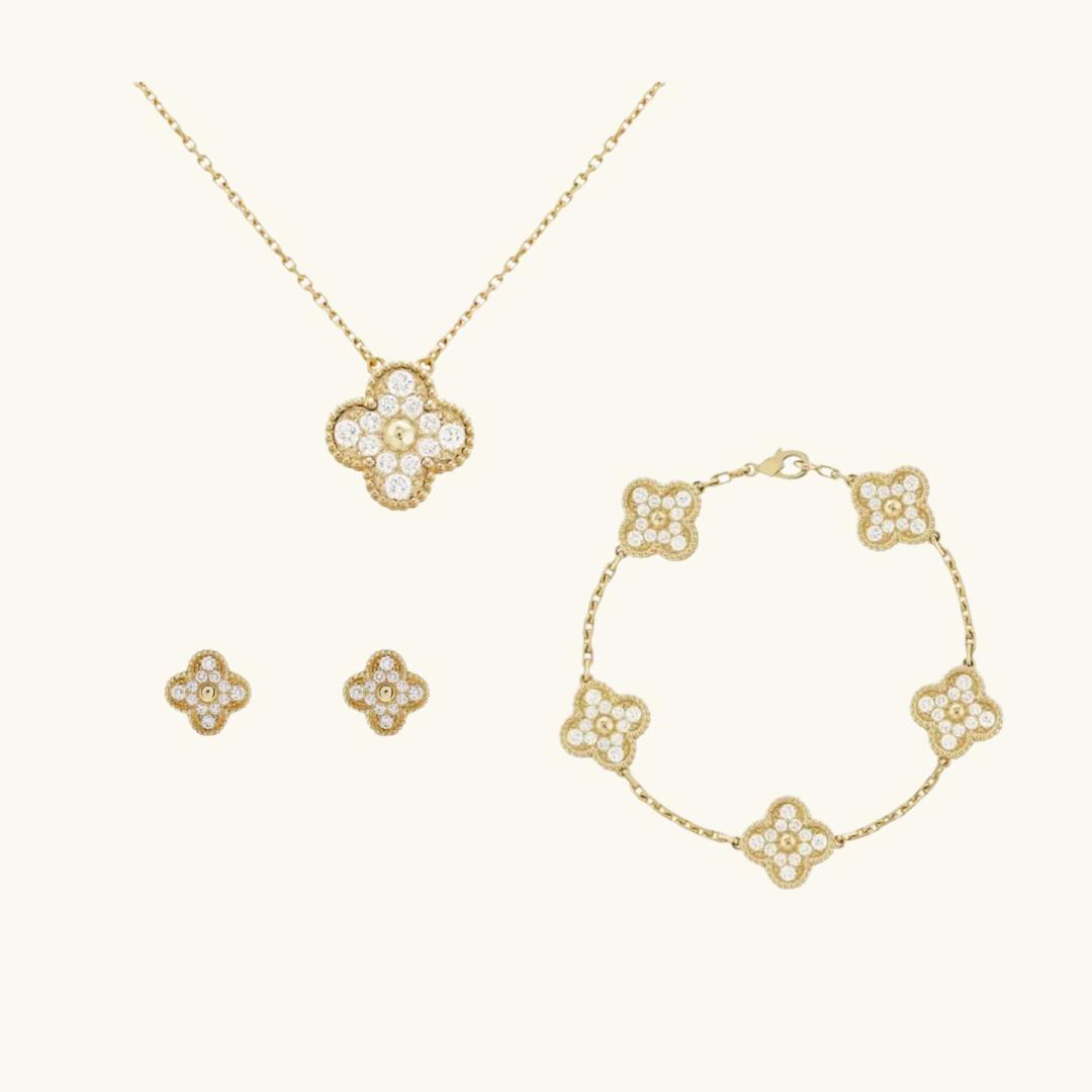 CLOVER | Schmuckset Premium Golden Prestige Bundle