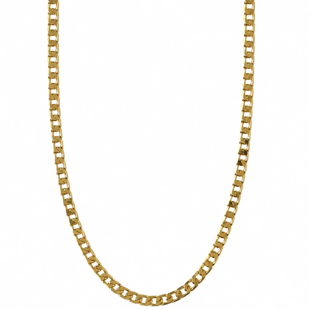 Flache Glieder Goldkette