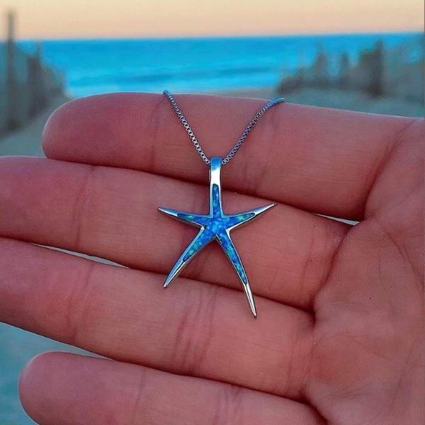 Luxe Ocean Seestern Halskette