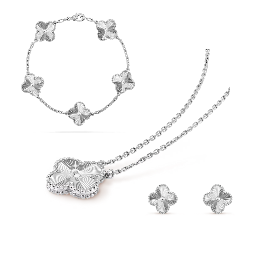 CLOVER | Schmuckset Premium Silber Bundle