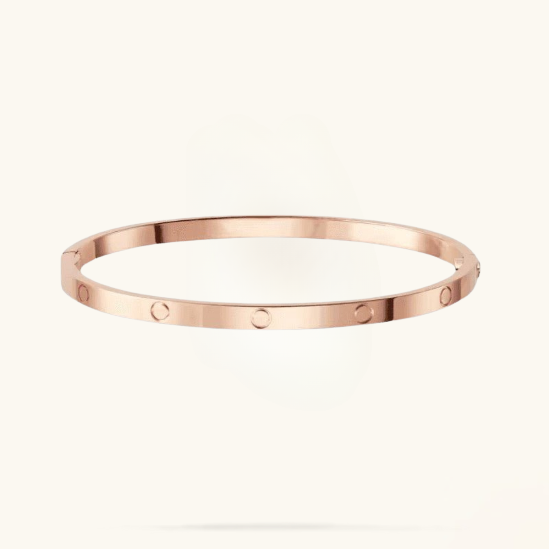 ETERNITY | Armband Roségold Schmal