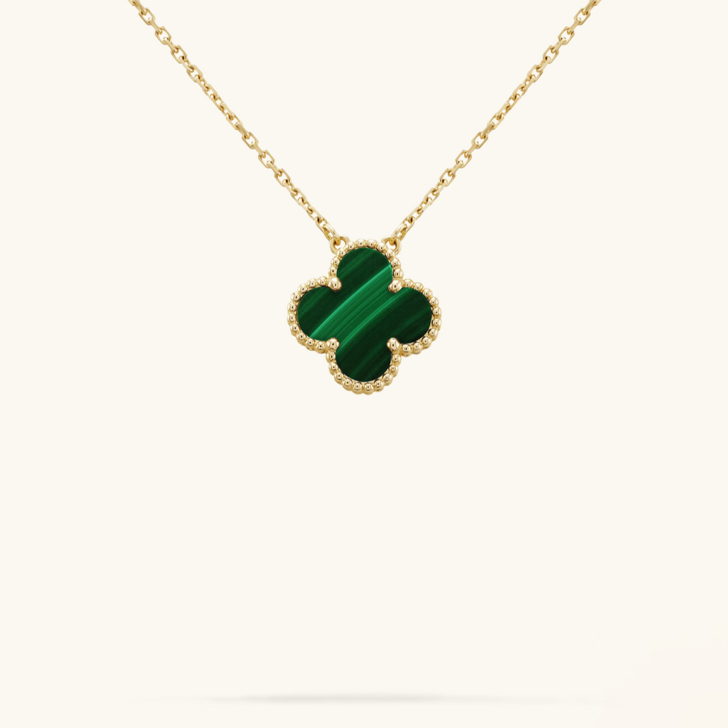 CLOVER | Halskette Grün