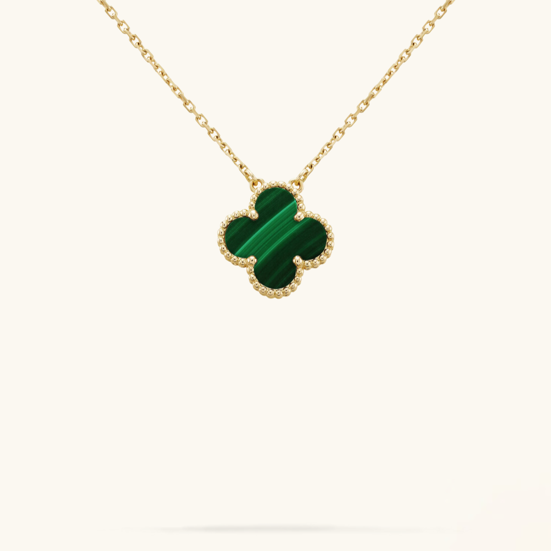 CLOVER | Halskette Grün