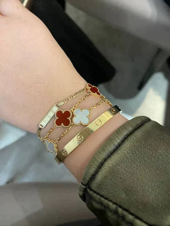 CLOVER | Armband Rot