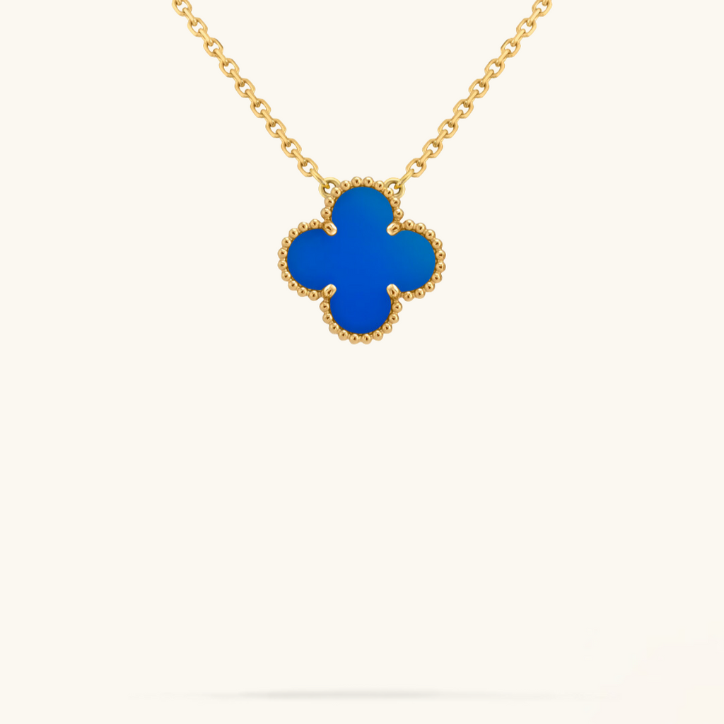 CLOVER | Halskette Blau