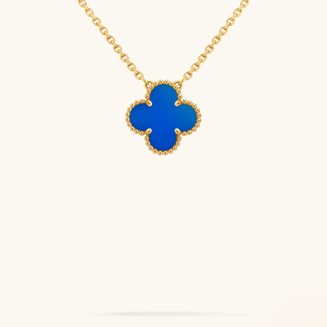 CLOVER | Halskette Blau