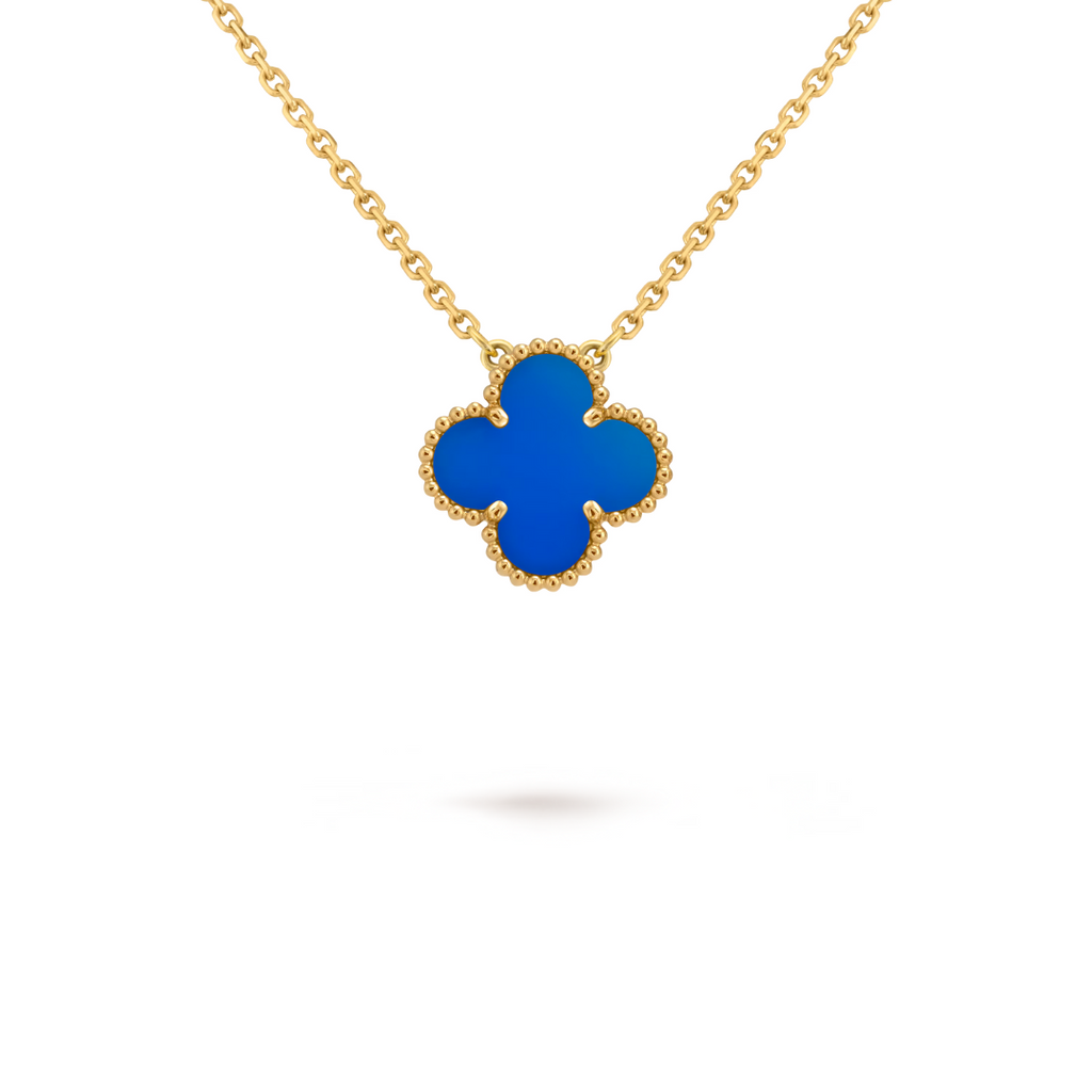CLOVER | Halskette Blau