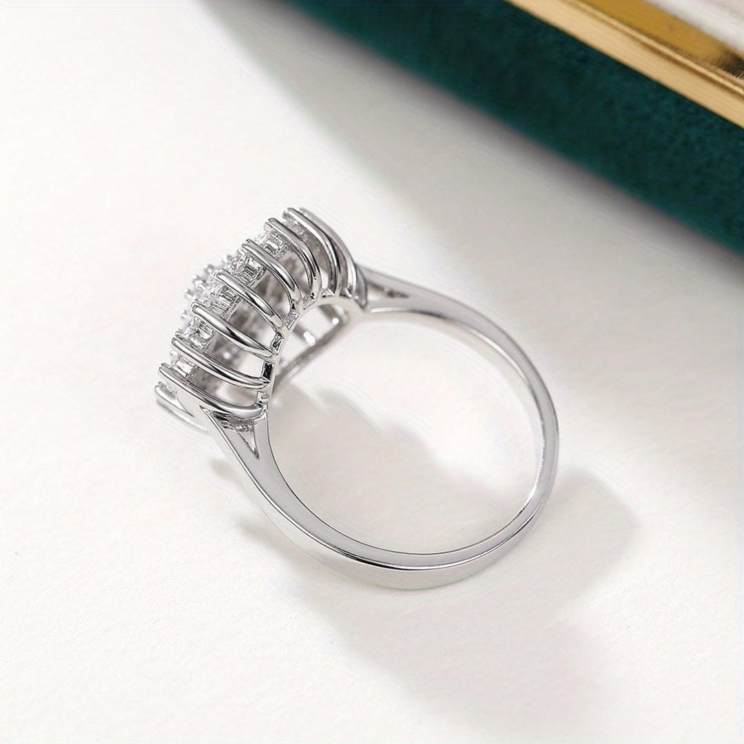 Statement-Ring – Kristall-Halo