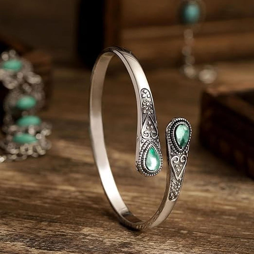 Ethnisches Einlege-Imitationsstein-Armband