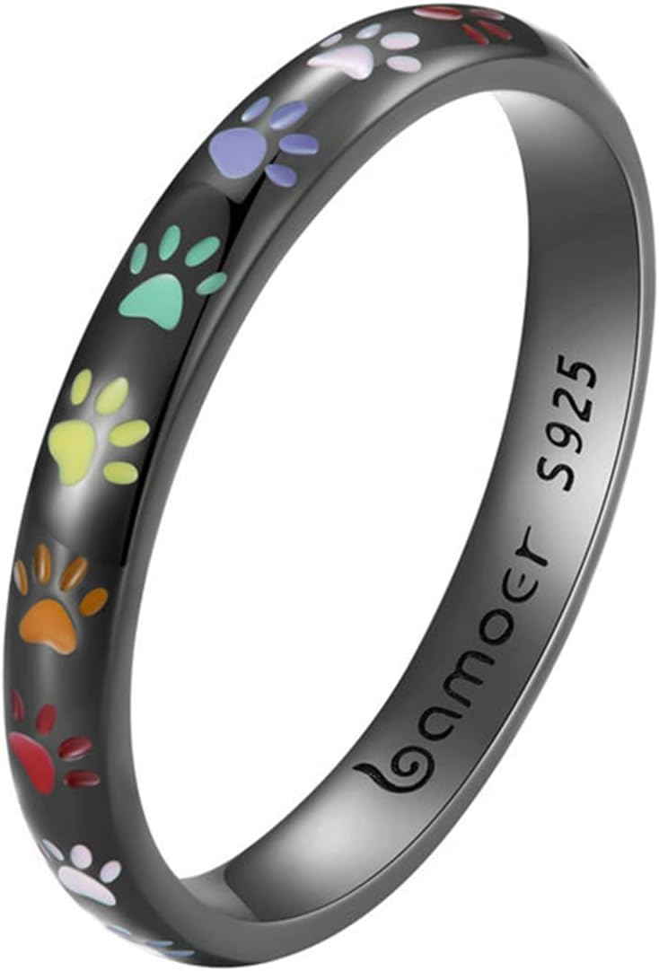 Silberner Pfoten-Statement-Ring