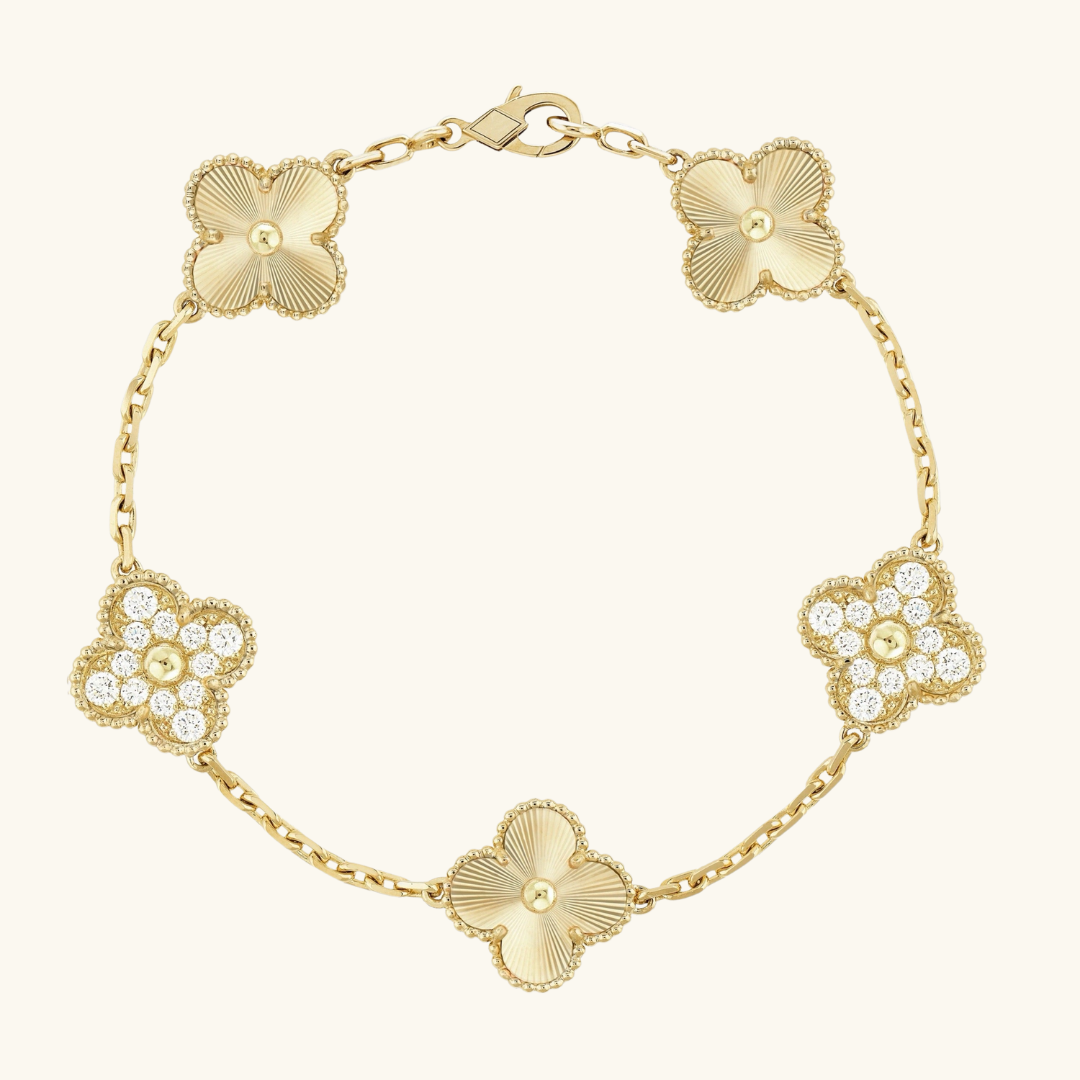 CLOVER | Armband Golden Guilloché Prestige