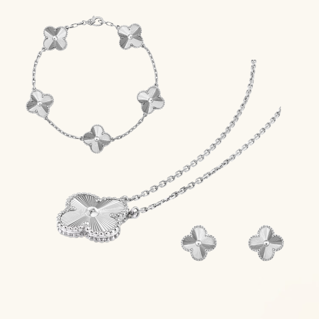 CLOVER | Schmuckset Premium Silber Bundle