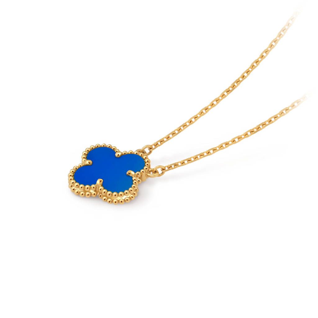 CLOVER | Halskette Blau