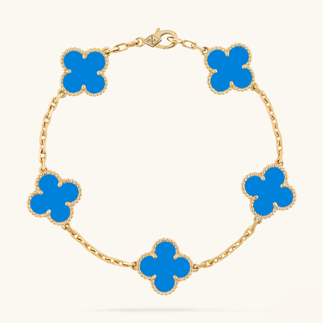 CLOVER | Armband Blau