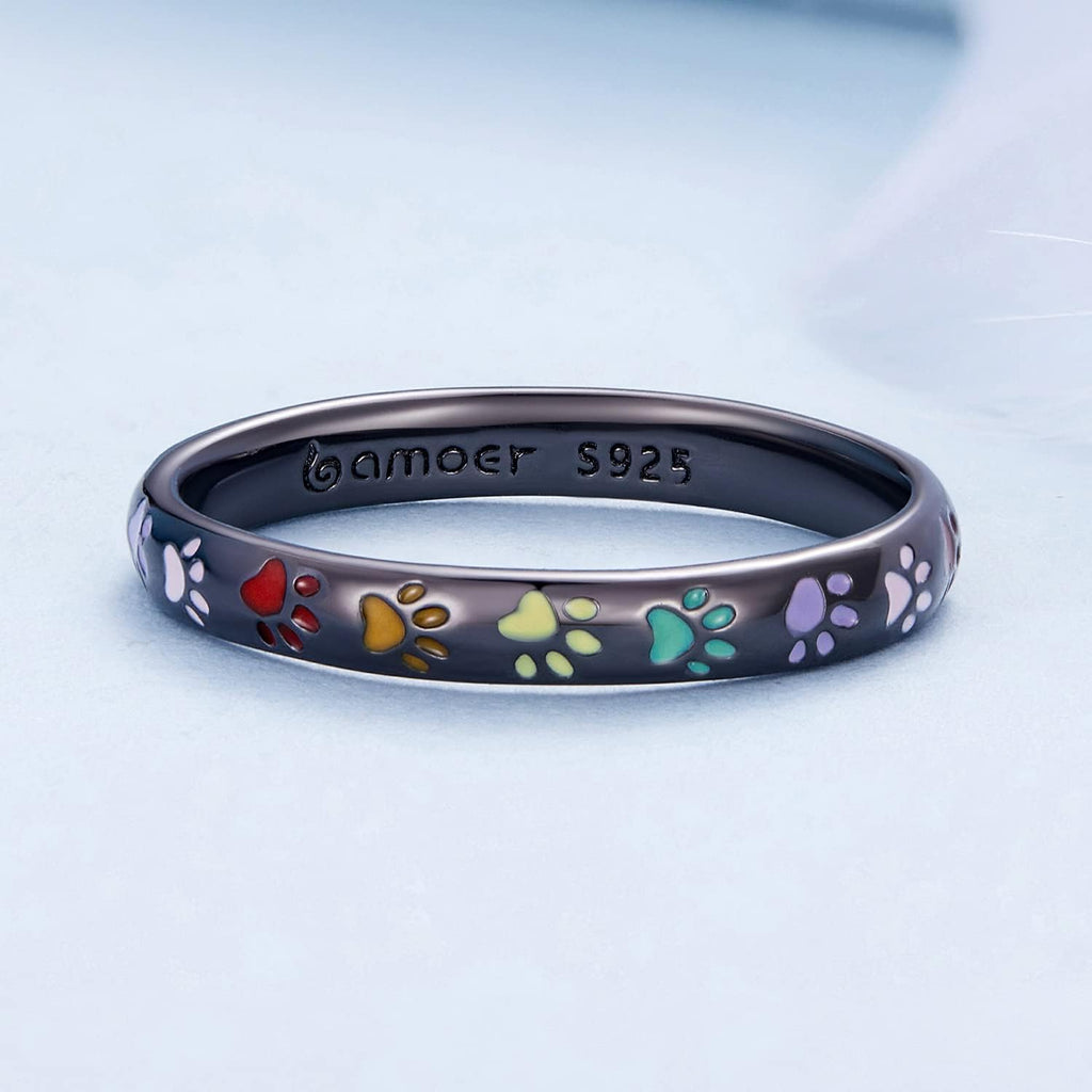 Silberner Pfoten-Statement-Ring