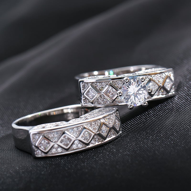 Cold Wind Zirkon Ring Set