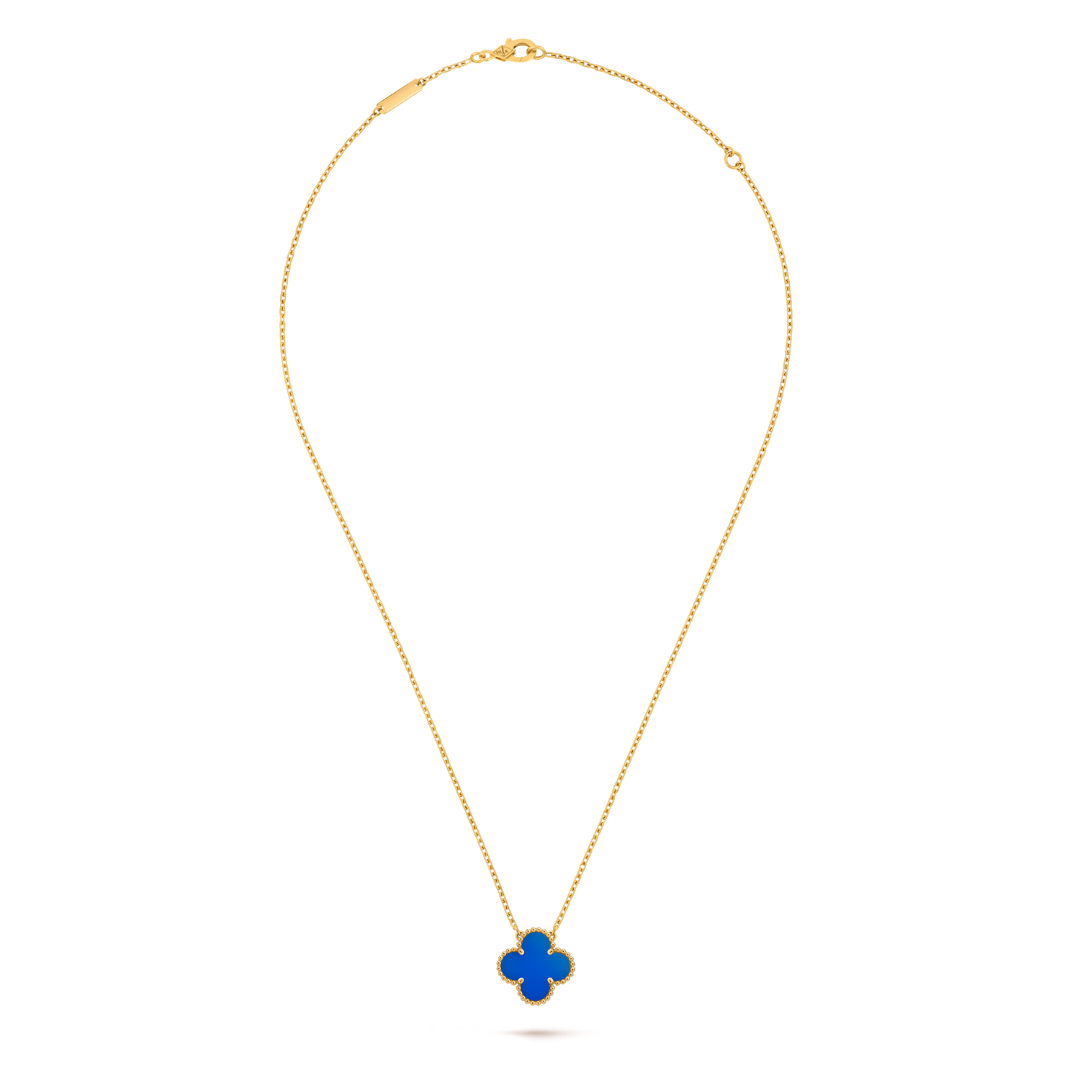 CLOVER | Halskette Blau