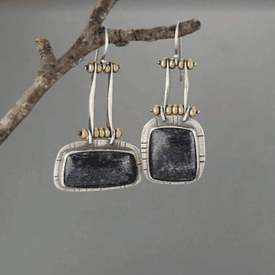 Klassische Silber Vintage Ohrringe