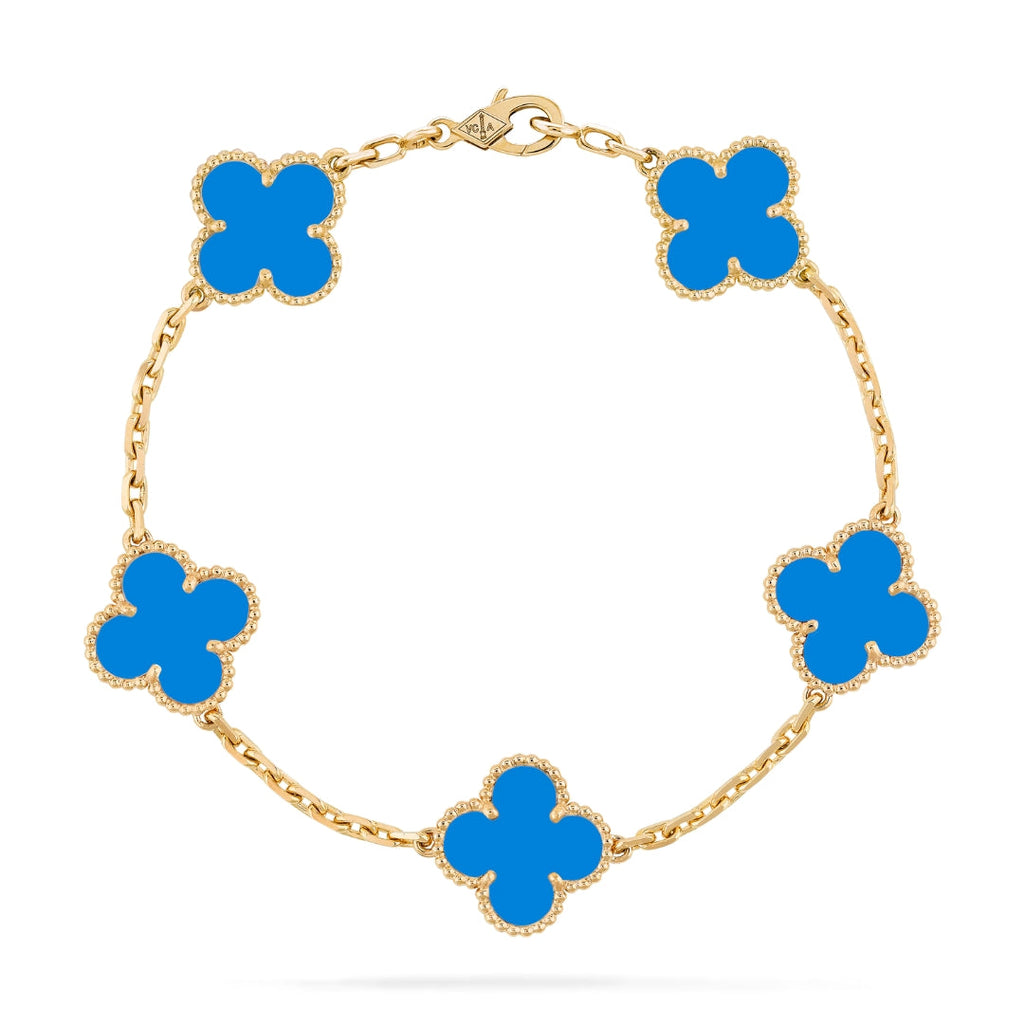 CLOVER | Armband Blau