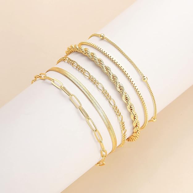 Isabella Vernetta Gold Armband Set