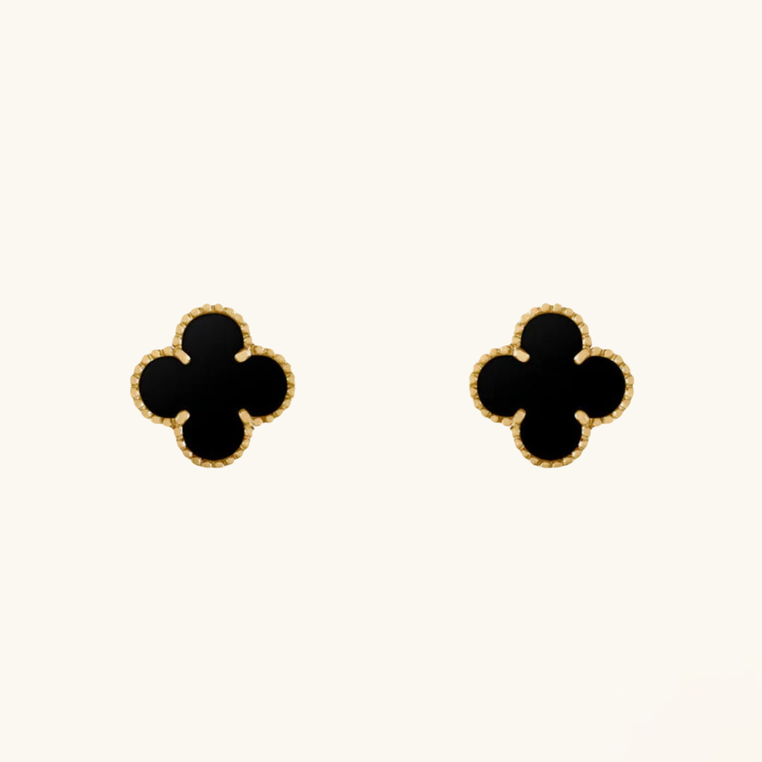 CLOVER | Ohrringe Schwarz